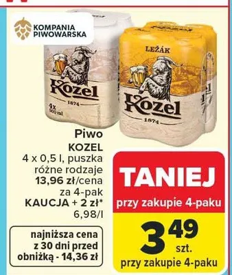 Piwo promocja w Carrefour