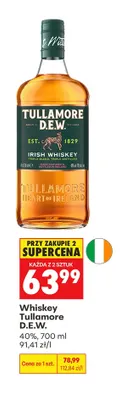 Whiskey Tullamore D.E.W. promocja w Biedronka