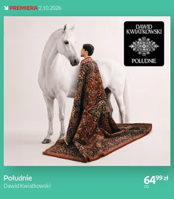 Płyta CD Południe Dawid Kwiatkowski promocja w Empik