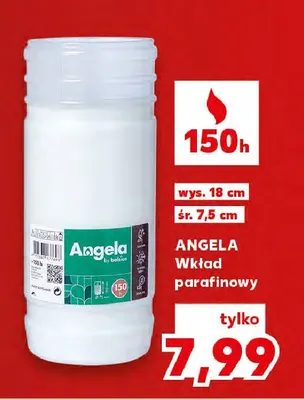 Wkład parafinowy Angela promocja w Kaufland