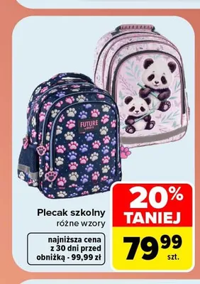 Plecak szkolny Future promocja w Carrefour