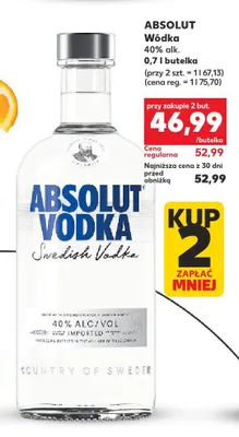 Wódka promocja w Kaufland