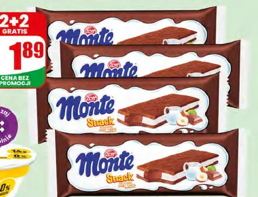Kanapka Monte Snack Zott promocja w Dino