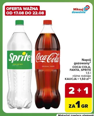 Napój gazowany Coca-Cola promocja w Carrefour Express