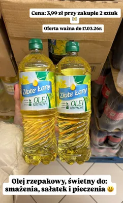 Olej rzepakowy promocja w Dino