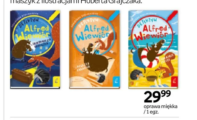 Książka Detektyw Alfred Wiewiór promocja w Empik