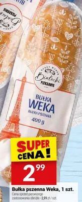 Bułka pszenna Weka Białecki Piekarnia 1szt. promocja w Twój Market