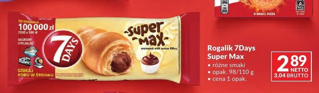 Rogalik 7Days Super Max z nadzieniem kakaowym promocja w Makro