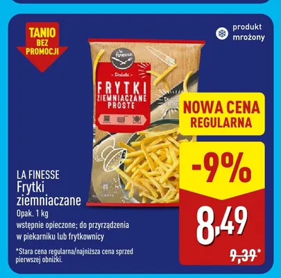 Frytki ziemniaczane La Finesse promocja w Aldi