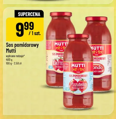 Sos pomidorowy Mutti Pizzutello promocja w POLOmarket