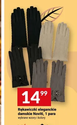 Rękawiczki eleganckie damskie Noviti promocja w Twój Market