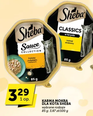 Karma mokra dla kota Sheba Sauce Collection promocja w ABC