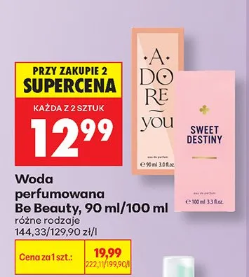 Woda perfumowana Be Beauty Do Re You promocja w Biedronka