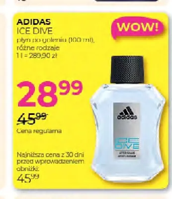 Płyn po goleniu Ice Dive Adidas promocja w Drogerie Jawa