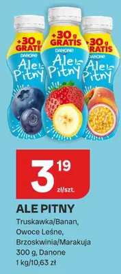 Jogurt pitny Ale Pitny Danone truskawka banan promocja w Chorten