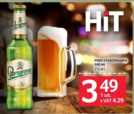 Piwo Staropramen 500 ml promocja w Selgros