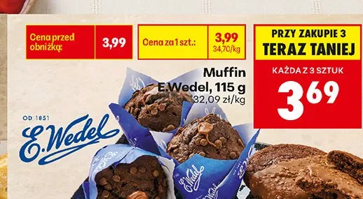 Muffin E.Wedel promocja w Biedronka