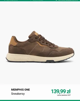 Sneakersy Memphis One promocja w Deichmann