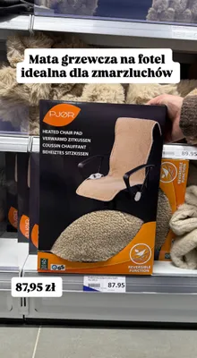 Elektryczny podgrzewacz fotela 40x120cm promocja w Action