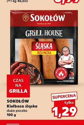 Kiełbasa śląska Sokołów promocja w Kaufland
