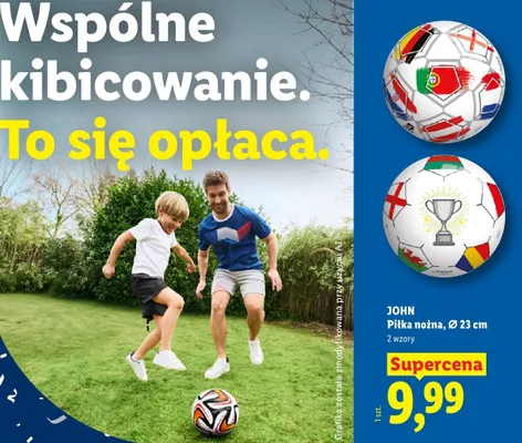 Piłka nożna JOHN promocja w Lidl