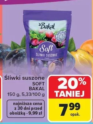 Śliwki suszone soft promocja w Carrefour Market