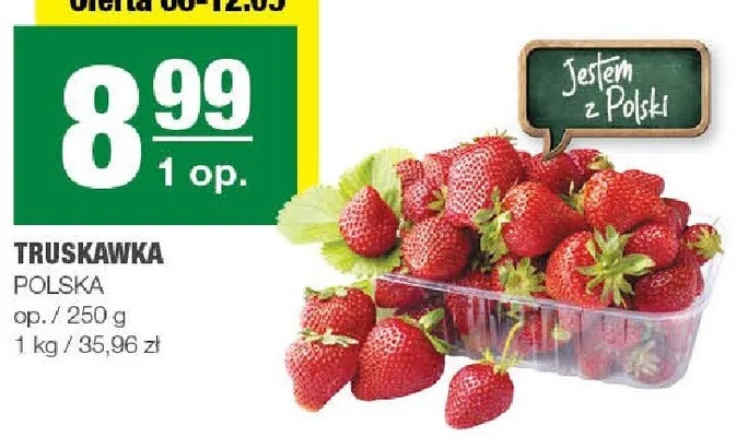 Truskawka polska promocja w SPAR