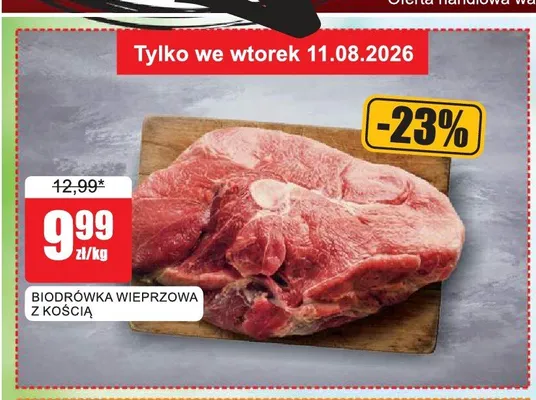 Biodrówka wieprzowa z kością promocja w Bingo