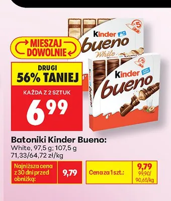 Batoniki Kinder Bueno promocja w Biedronka