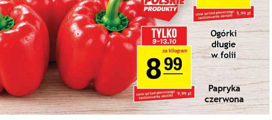 Papryka czerwona promocja w Gram Market