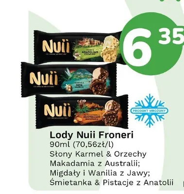 Lody Nuii Stony Karmel & Orzechy Makadamia z Australii promocja w Limonka