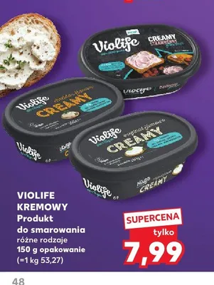 Produkt do smarowania Violife Creamy Strawberry promocja w Kaufland