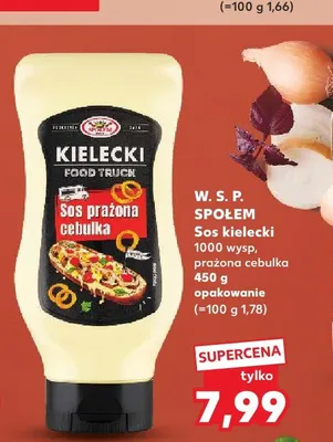 Sos kielecki Kielecki prażona cebulka promocja w Kaufland