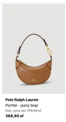 Portfel Polo Ralph Lauren jasny brąz promocja w Lounge by Zalando