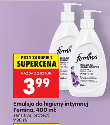 Emulsja do higieny intymnej sensitive promocja w Biedronka