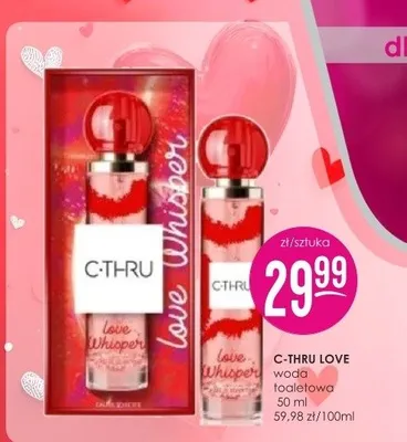 Woda toaletowa Love Whisper C-Thru promocja