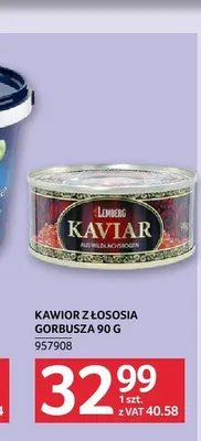 Kawior z łososia Gorbusza Lemberg promocja w Selgros