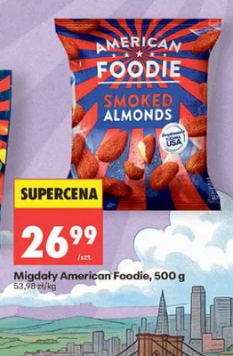 Migdały wędzone American Foodie promocja w Biedronka
