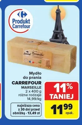 Mydło do prania Carrefour Marseille 2-pak promocja w Carrefour