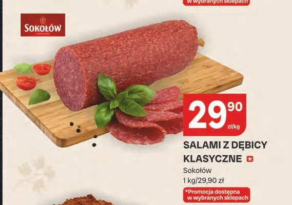 Salami z Dębicy klasyczne Sokołów promocja w Chorten