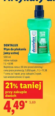 Płyn do płukania jamy ustnej promocja w Lidl