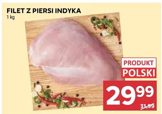Filet z piersi indyka promocja w Stokrotka