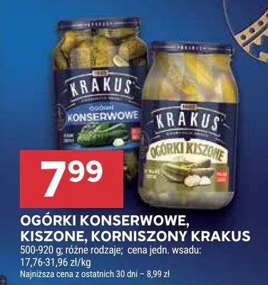 Ogórki konserwowe, kiszone, korniszony promocja w Stokrotka