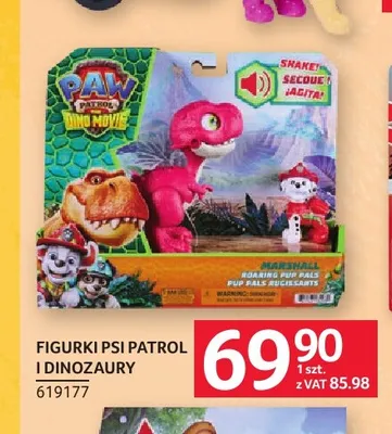 Figurki Psi Patrol i dinozaury promocja w Selgros