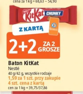 Baton KitKat promocja w Leclerc