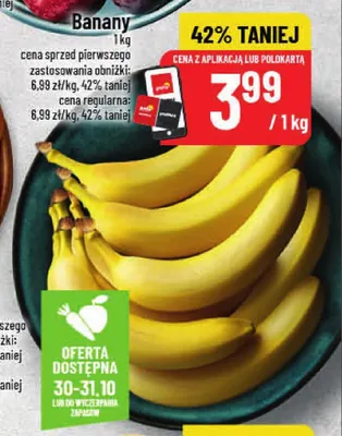 Banany promocja w POLOmarket