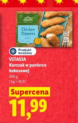 Kurczak w panierce kokosowej Vitasia promocja w Lidl