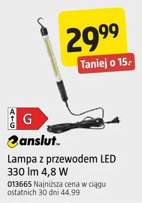 Lampa z przewodem LED 330 lm 4,8 W promocja w Jula