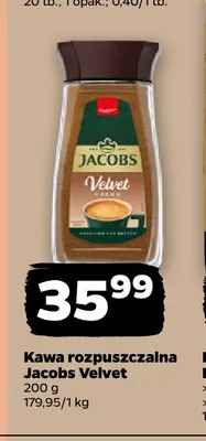 Kawa rozpuszczalna Jacobs Velvet promocja w Netto