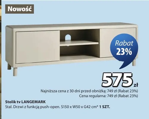 Stolik Tv Langemark promocja w Jysk